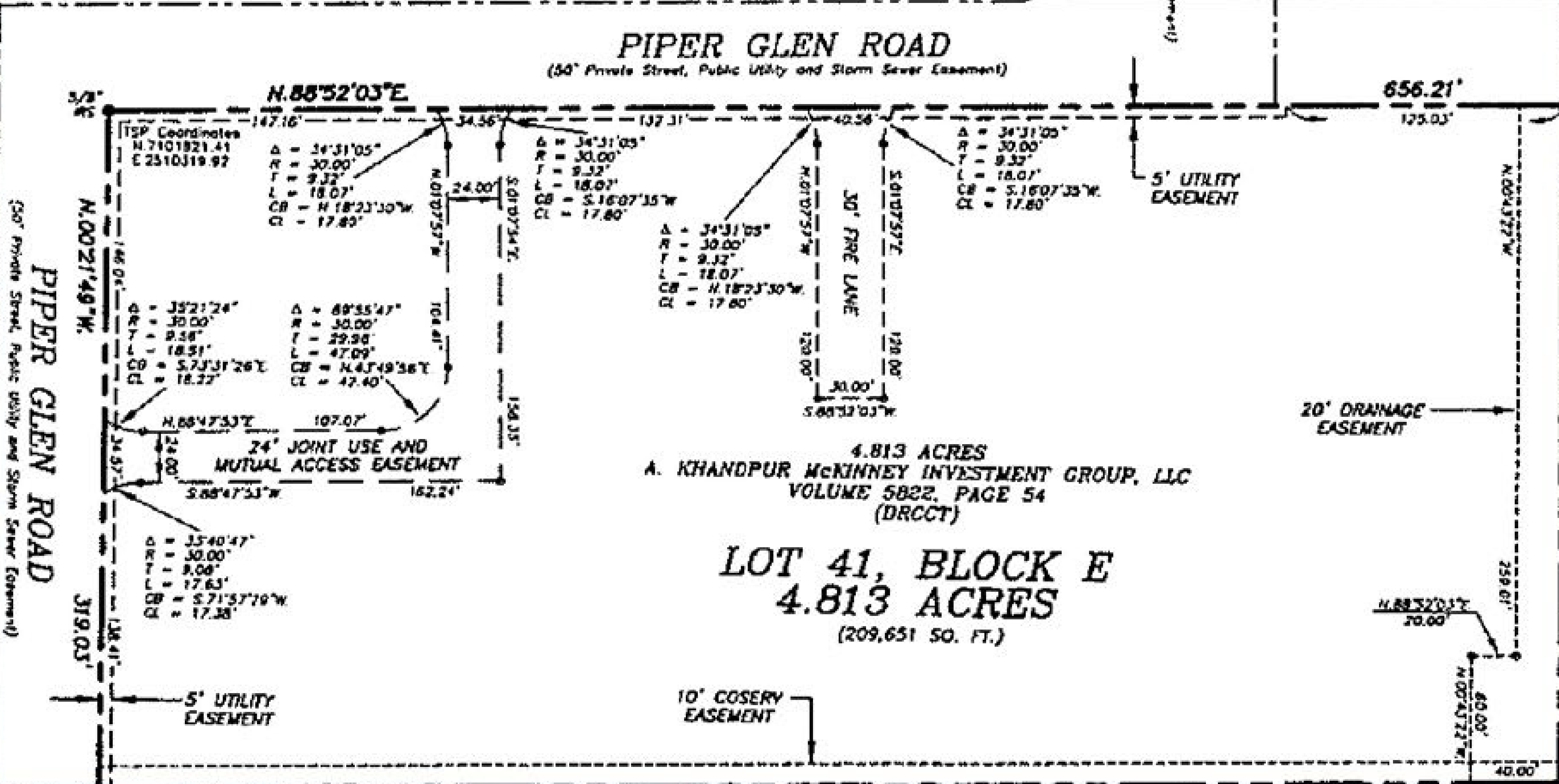 NEC Collin-McKinney Pkwy & Piper Glen Rd