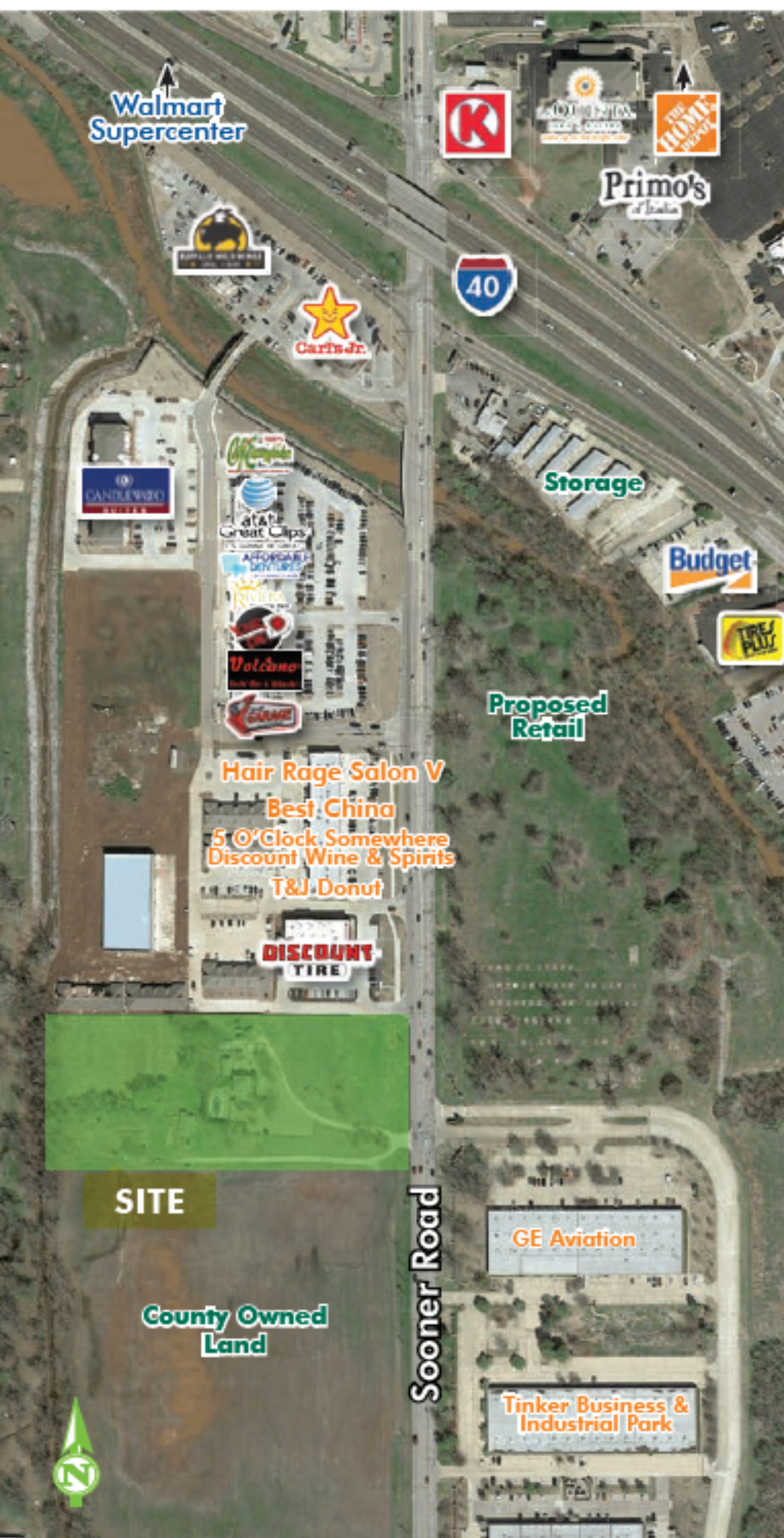DEL 2311 S Sooner Road- 5 Acres Development Land