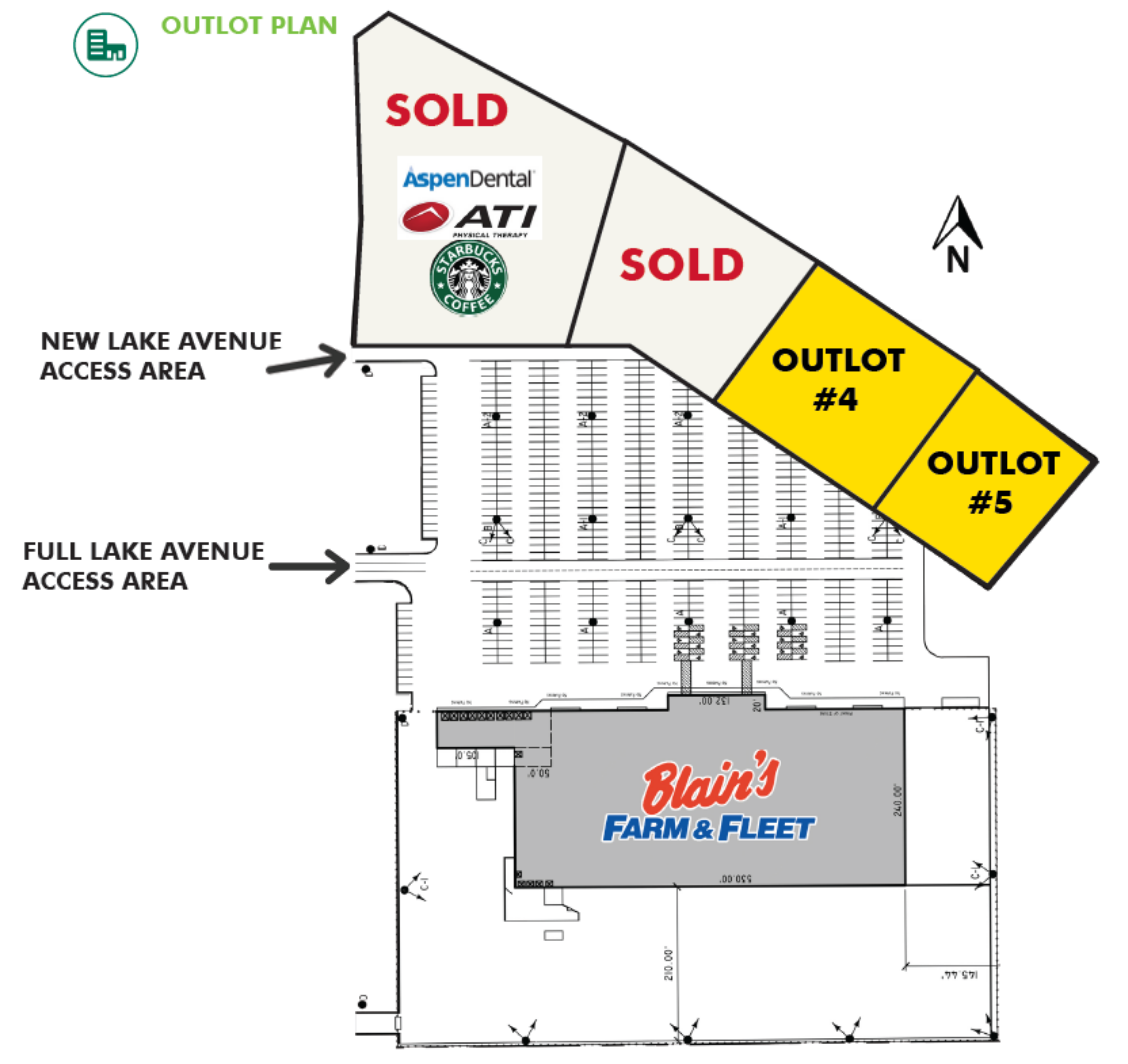 Blain's Farm & Fleet Pad Sites