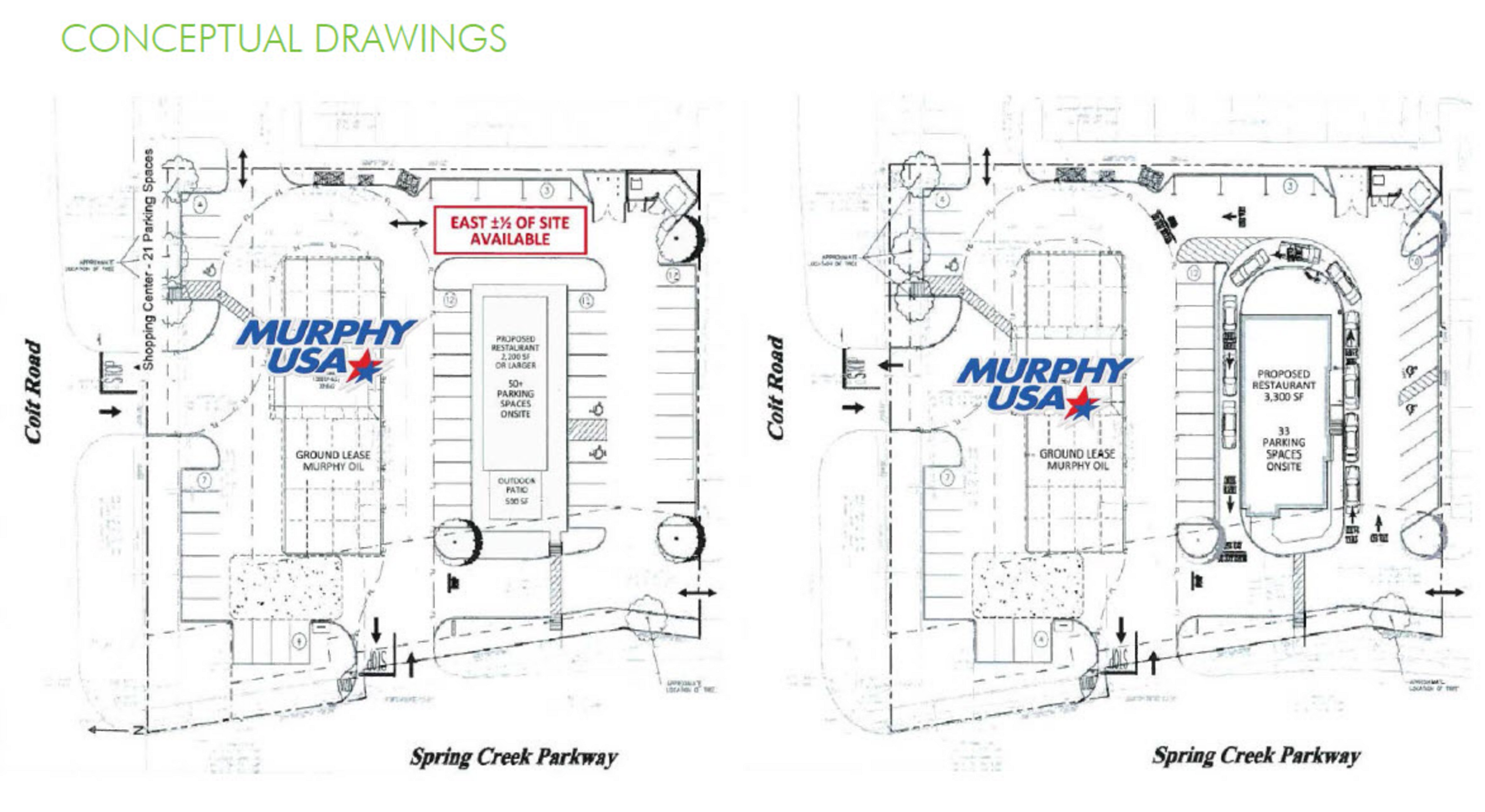 W Spring Creek Pkwy & Coit Rd Pad Site Rd