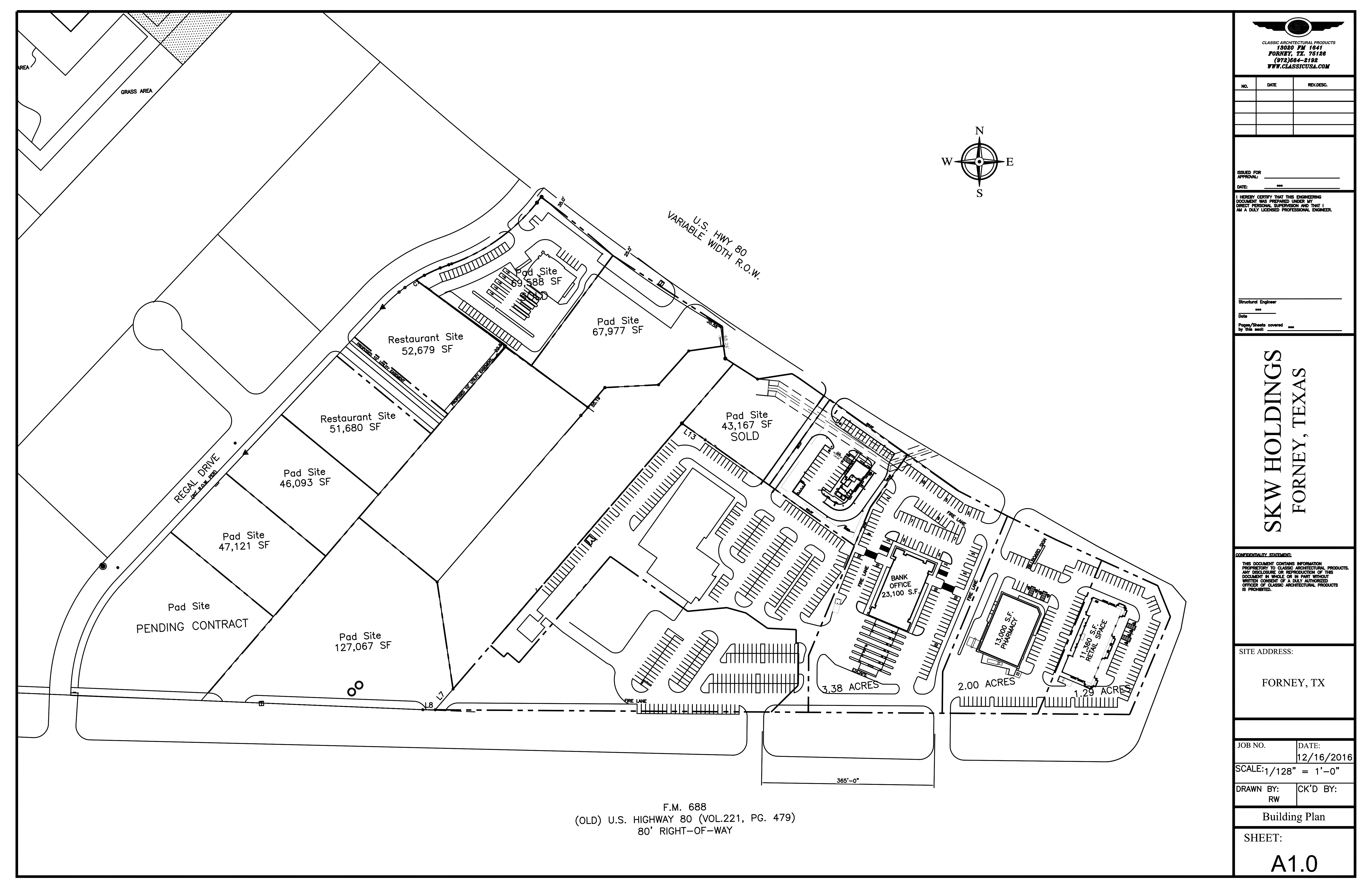 US Hwy 80 West of FM 548 at Regal - 11.9 ACRES