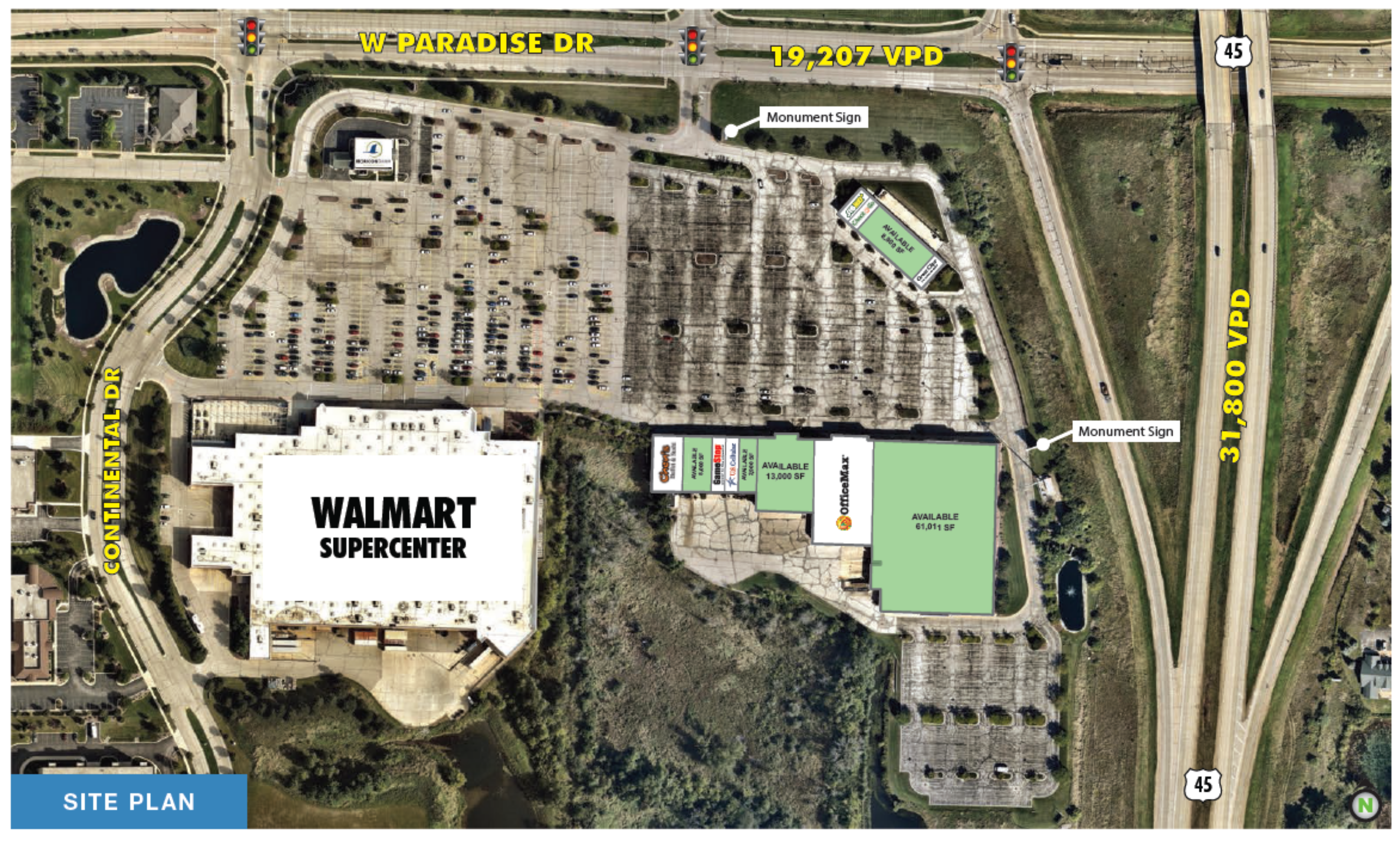 Walmart Anchored Center