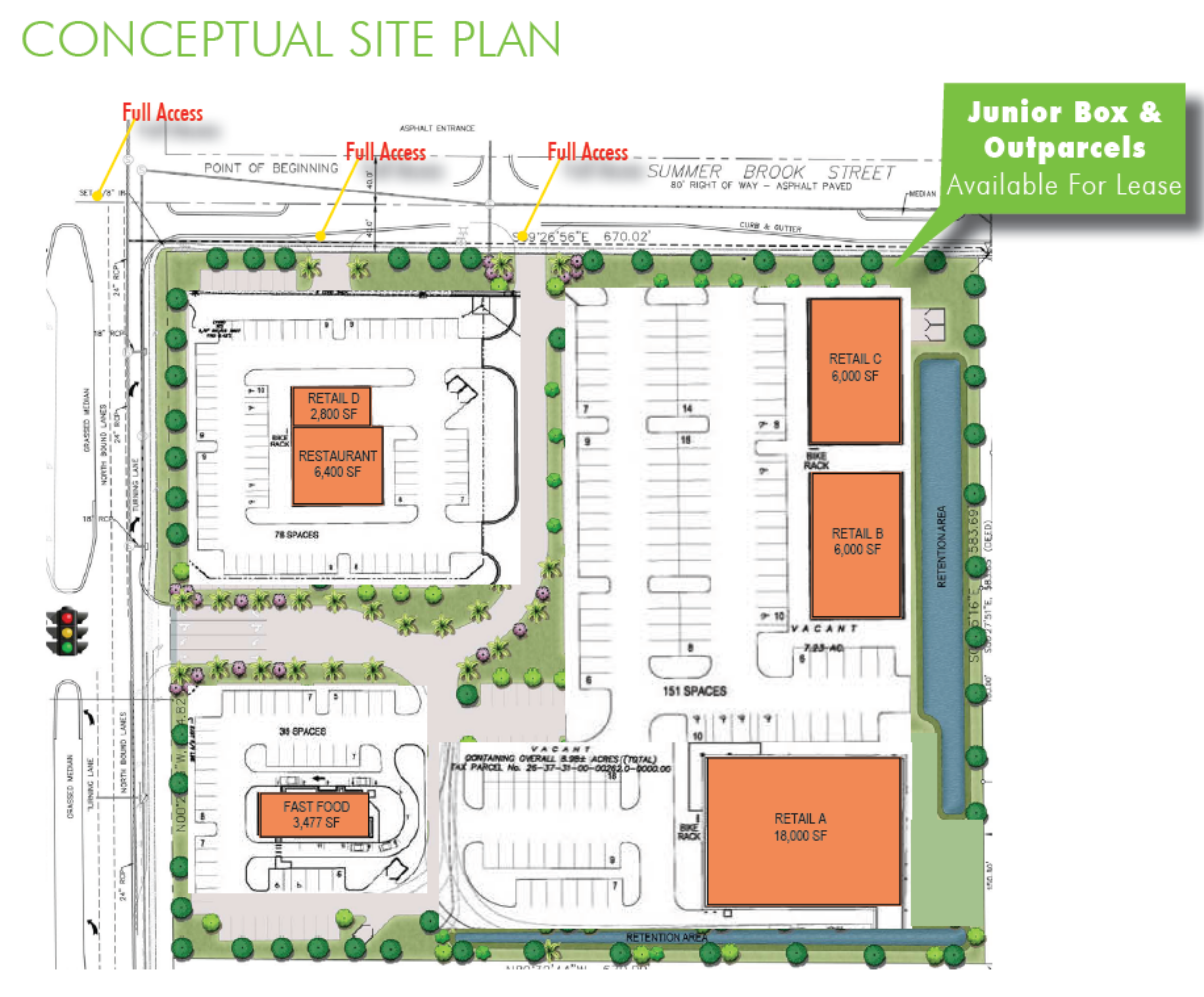 Retail Space & Outparcels Available | 10Â± AC | Summer ...