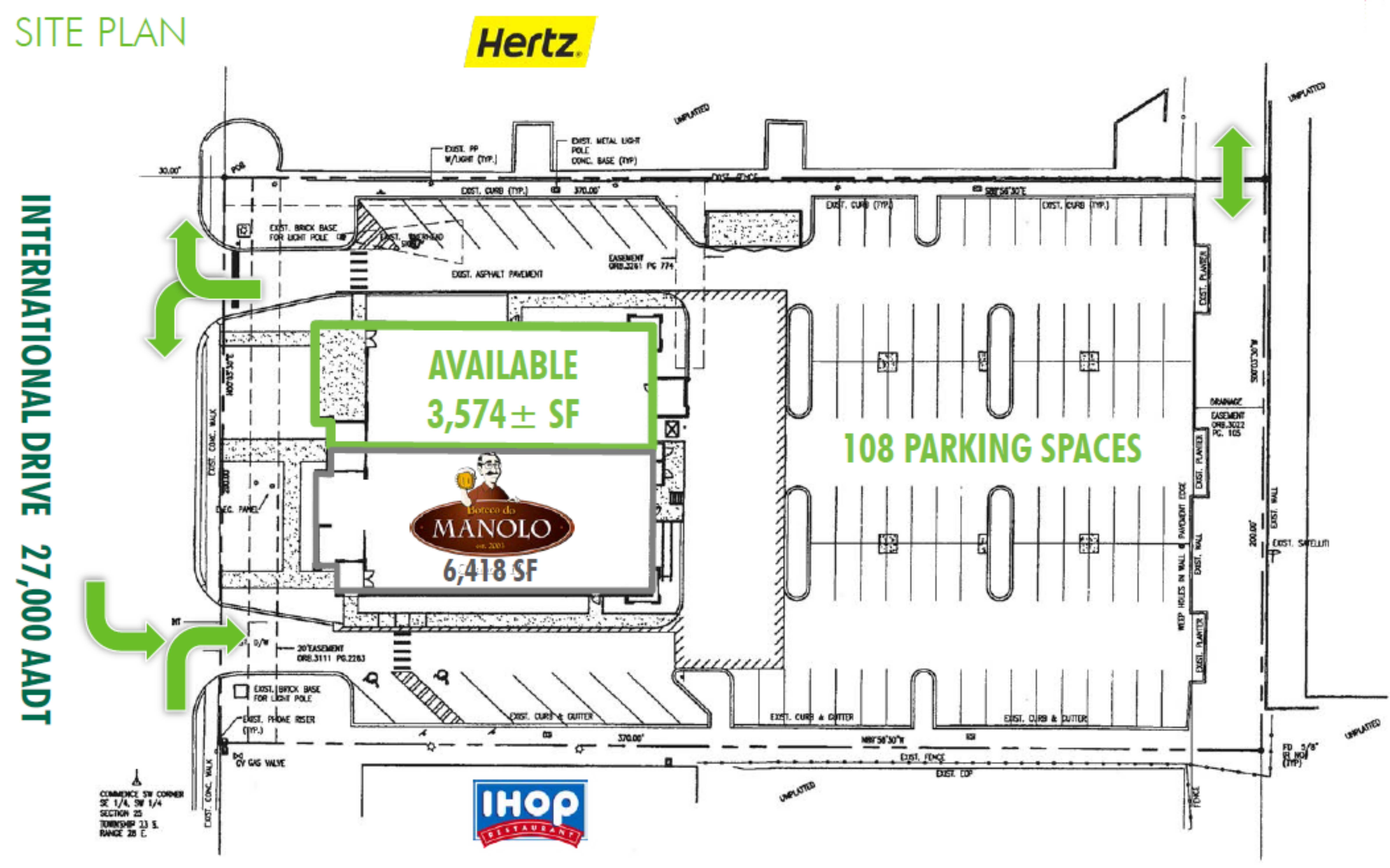 International Drive Endcap Restaurant Space